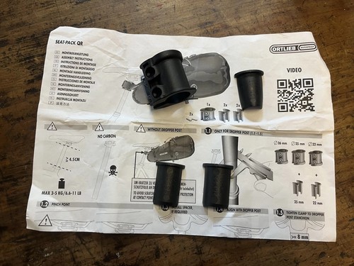 Ortlieb dropped post mount - ortlieb,