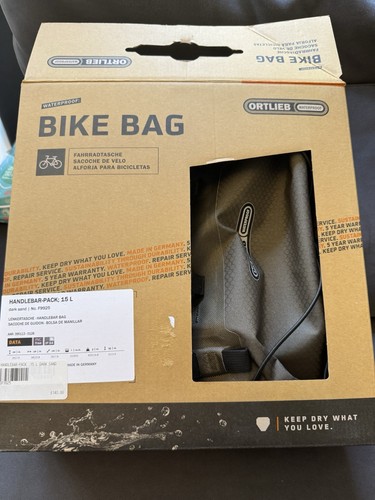 Ortlieb 15l handlebar pack - ortlieb,